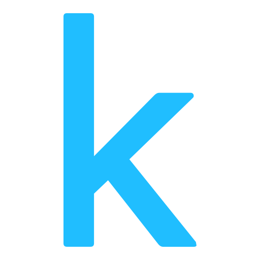 Kaggle data science platform logo